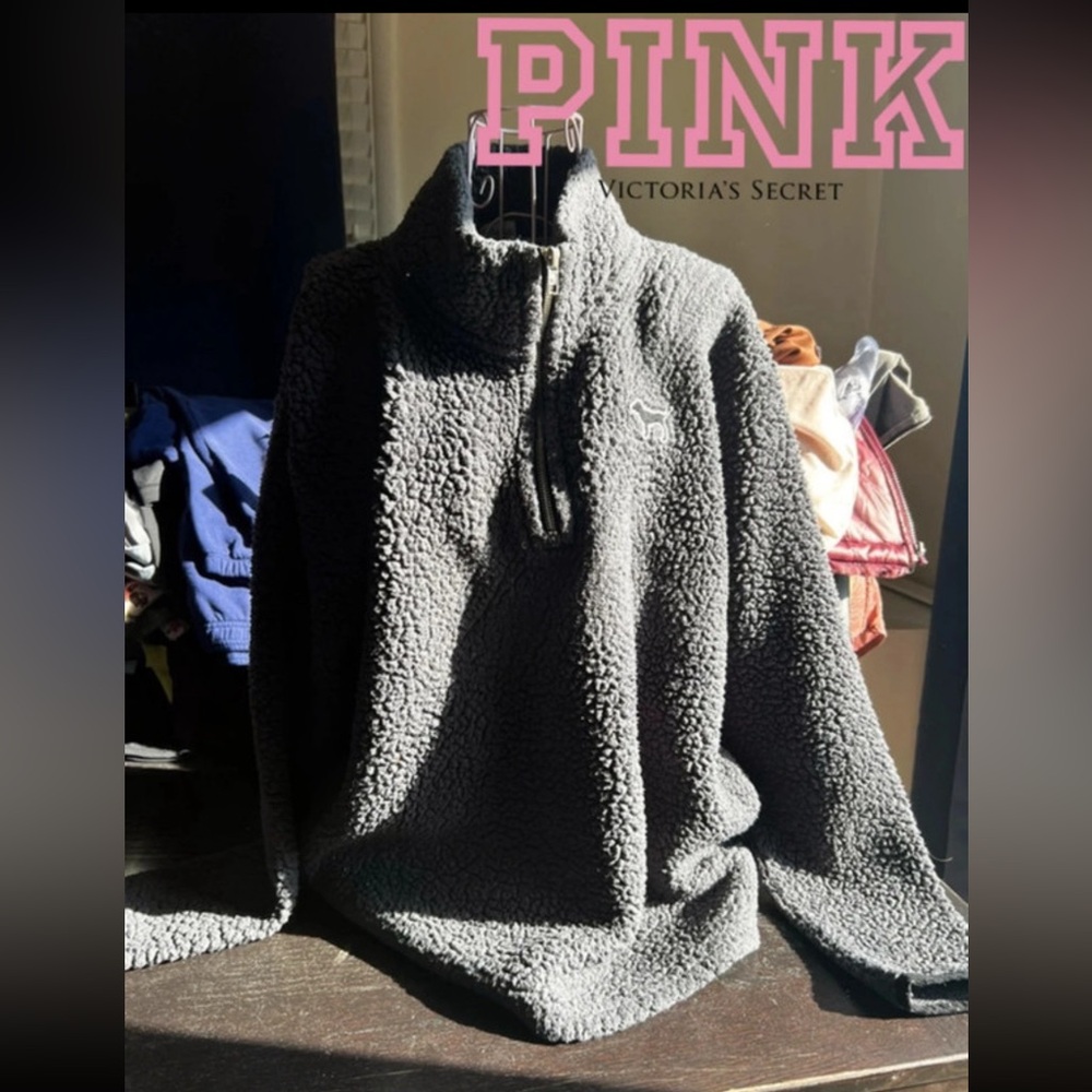 Victoria's Secret Pink Fleece Half Zip